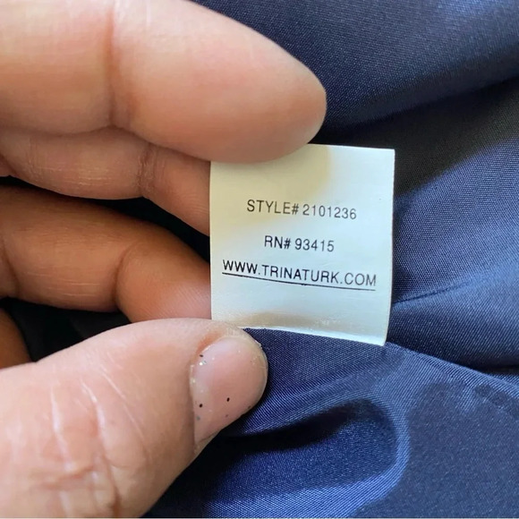 Trina Turk Sheath Dress Size 10 Navy Blue New with Tag‎ - Picture 8 of 11